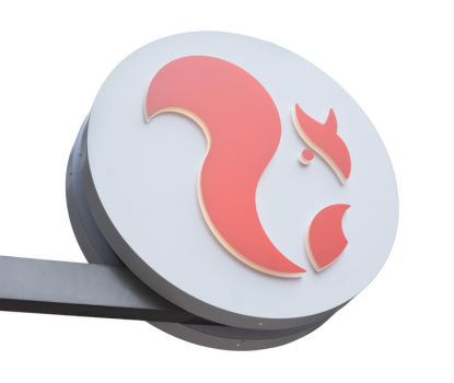 Uithangbord ASN kantoor